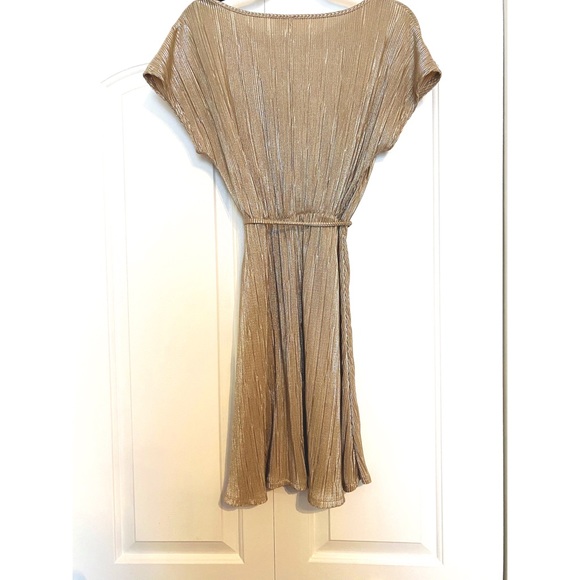 ✨ Metallic Tie Waist Dress ✨ - Picture 2 of 4